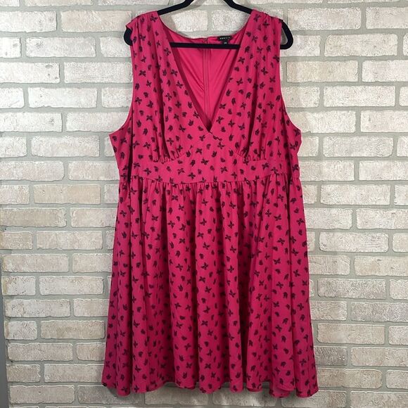 torrid Dresses & Skirts - Pink Butterfly Print Dress